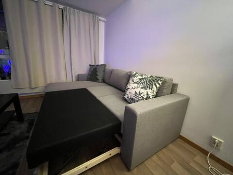 Successful Airbnb property: Cozy apartment Oslo with free parking and train in Søndre Nordstrand