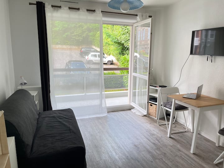 Le Annabel – Studio Cosy, Balcon, Wifi & Parking - Blonville-sur-Mer