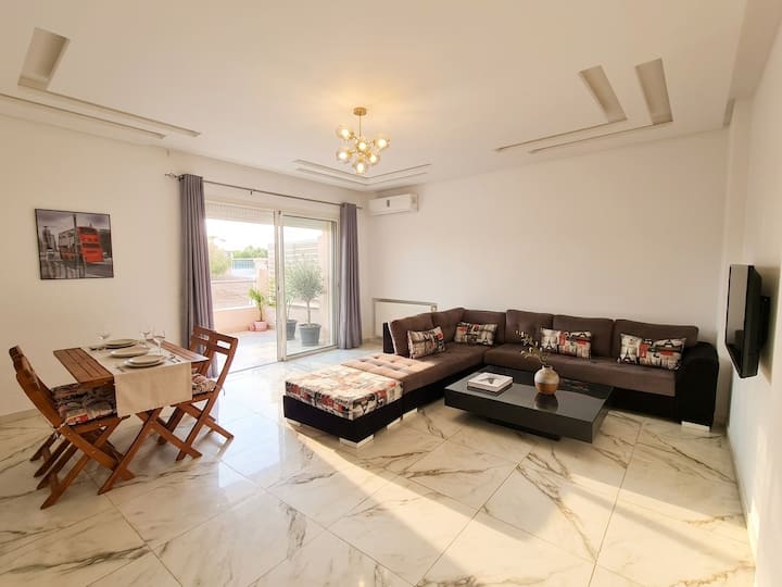 Cozy Appartement S1 Rdc | Résidence Avec Piscine - Nabeul