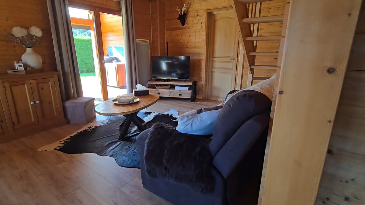 Airbnb performant: Le Chalet d'AxEllie: Spa, Comfort & Nature à Anould