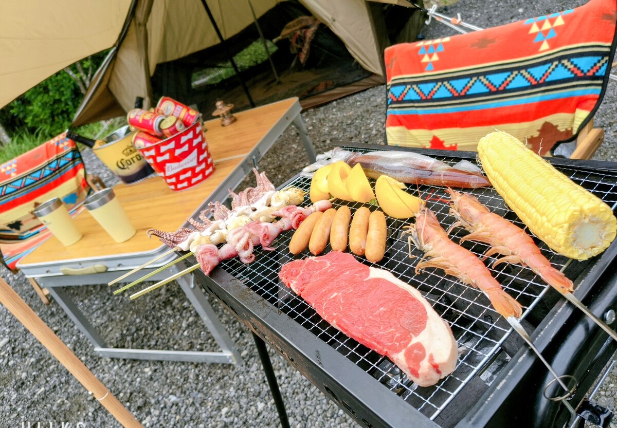 二棟貸切！星空 BBQ・焚火・テント・ドッグラン・キャンプ【ボカージュ