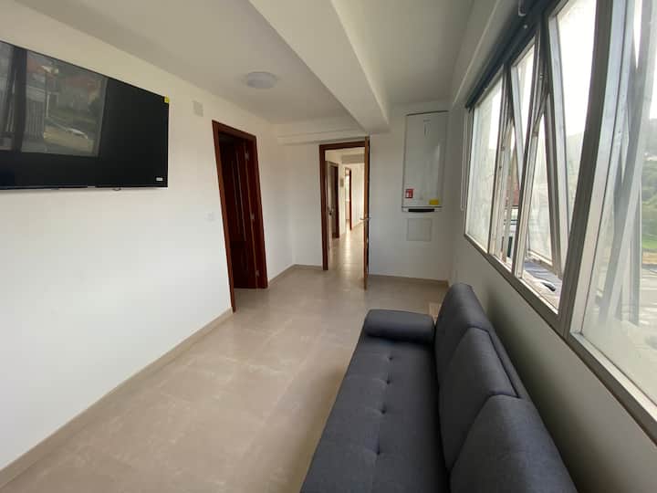 Second Floor Apt. Near The Beach - Carnota
