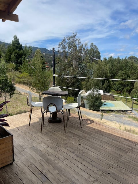 Beautiful place between mountains