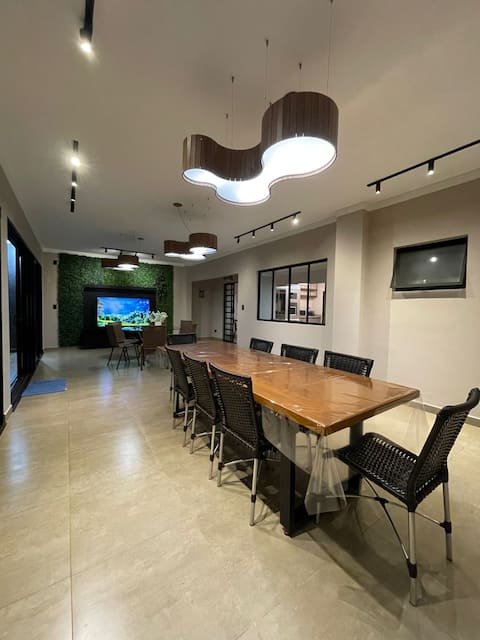 Excellent house with pool, excellent gourmet area