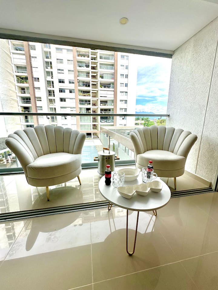 New Loft Moderno Y Luminoso A/c, 2br, Pool+gym - Neiva