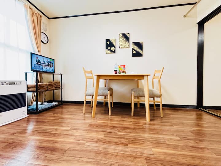 Ginger/cozy Apt/zoo/free P & Wi-fi - Asahikawa