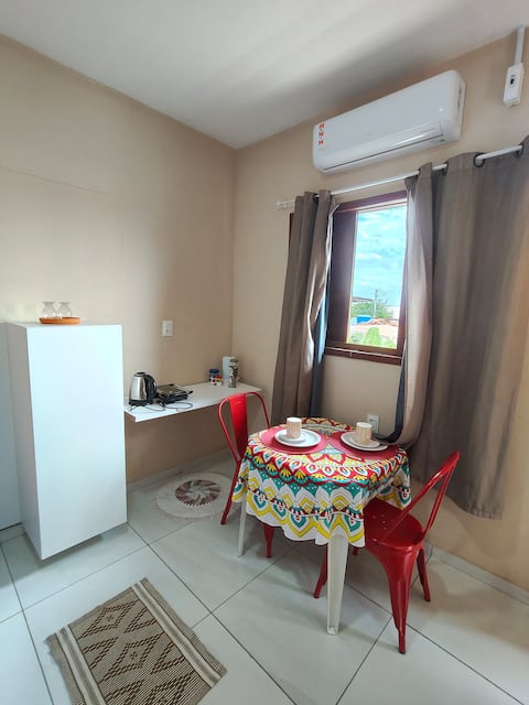 Airbnb em destaque: Comfort Studio Apartment in Mossoró | Air Conditioning + Wi-Fi + Double Bed em Mossoró