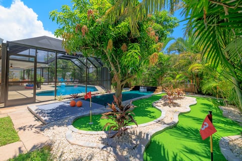 Top performing Airbnb: Family Fun! Heated Pool, Outdoor Bowling, Arcade in Bradenton
