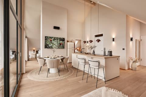 Karlshof - Unique loft suite on the bike path, sauna