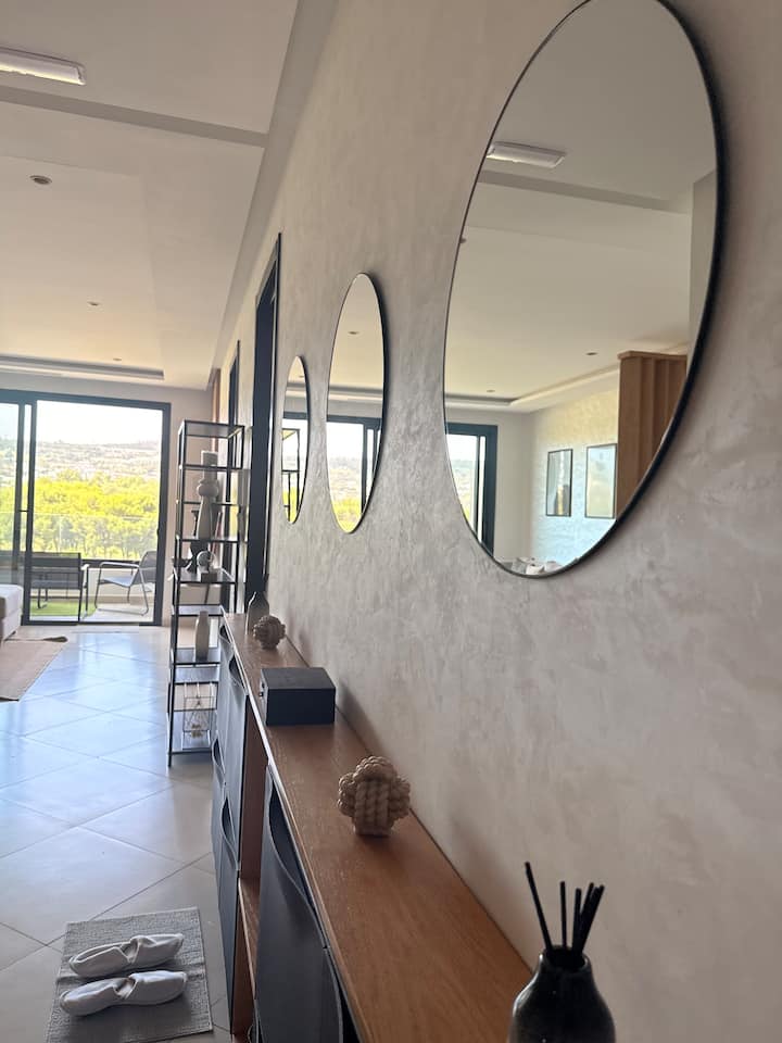 Appartement 3ch Luxe | Vue Golf Piscine Clim - Tangeri