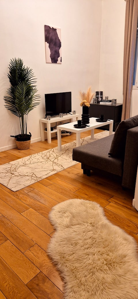 Annonce Airbnb populaire: Chic F2 Paris Boulogne 10 min Roland Garros à Boulogne Billancourt