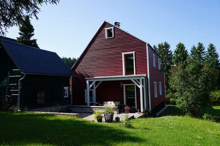 Time out in the Thuringian Forest in the house Bernhardsblick