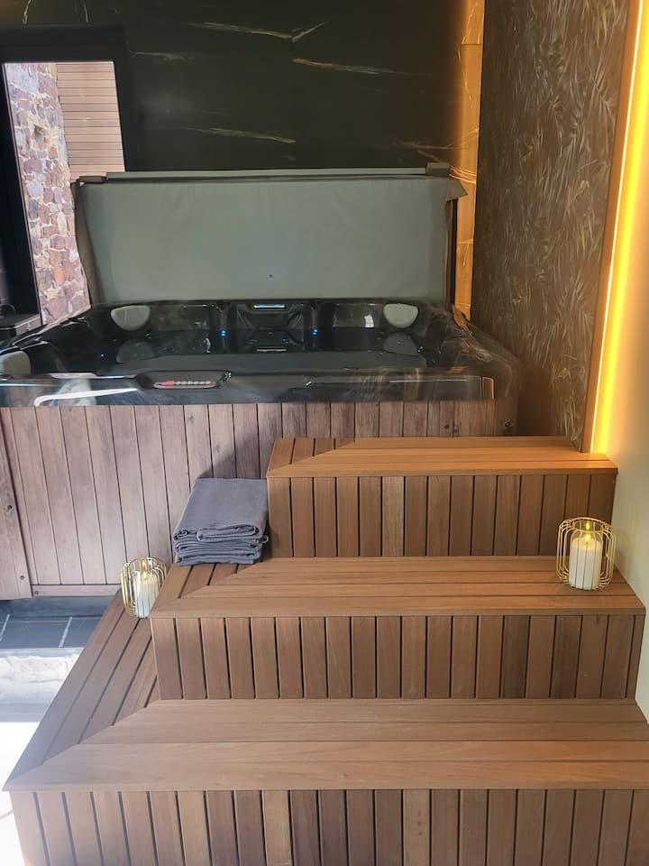 Le Lodge Privatif Avec Piscine Intérieure - 나무르