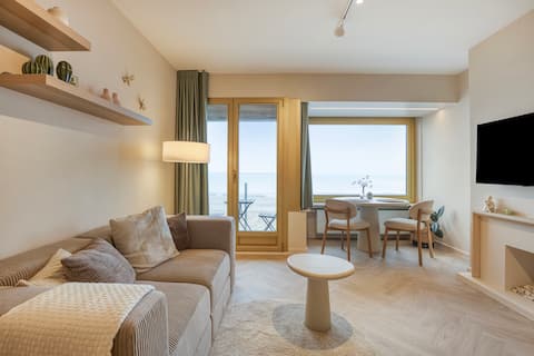 Top Airbnb: Copacabana Beach Studio Ostend Frontal Sea View in Oostende