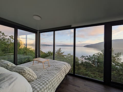 Container house with stunning ocean view
