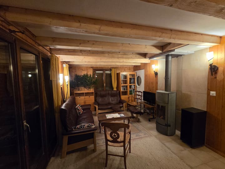 Chalet Familial Avec Grand Jardin Arboré. - Leysin