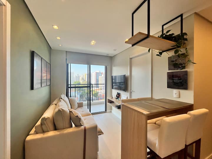 Apartamento Completo Com 2 Quartos Em Moema! - São Paulo