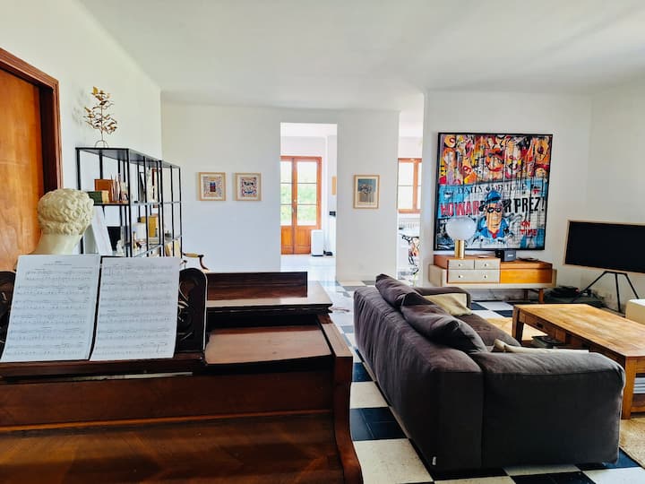 Villa Avec Vue Mer Et Piscine - Cagnes-sur-Mer