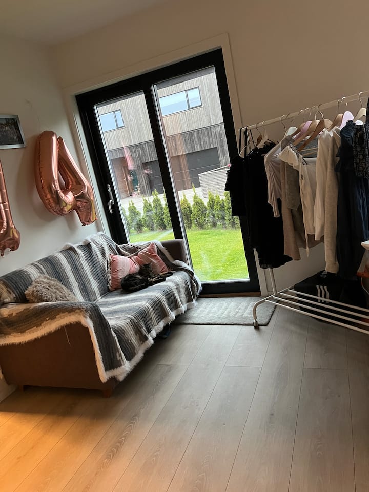 We kunnen hier een extra bed neerzetten.