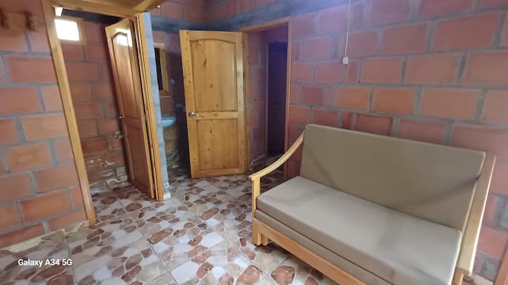 Finca Recreacional "La Playita" Cabaña Guadual. - Manzanares