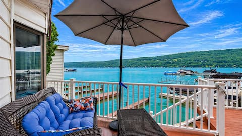 Keuka Lakefront | Walk to Hammonsport | 10 Guest