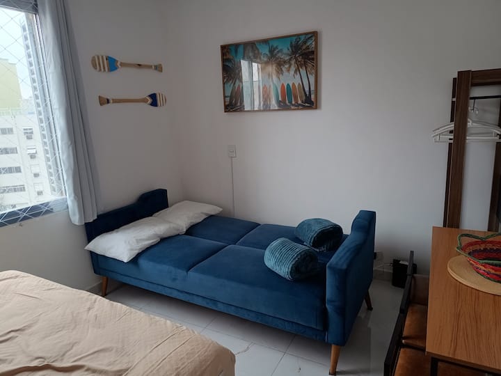 Pé Na Areia Vista Mar - Sao Vicente, Brazil