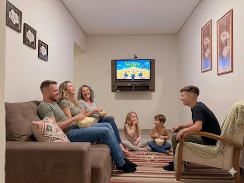 Successful Airbnb property: House with pool + pergola | up to 6 people in Bauru