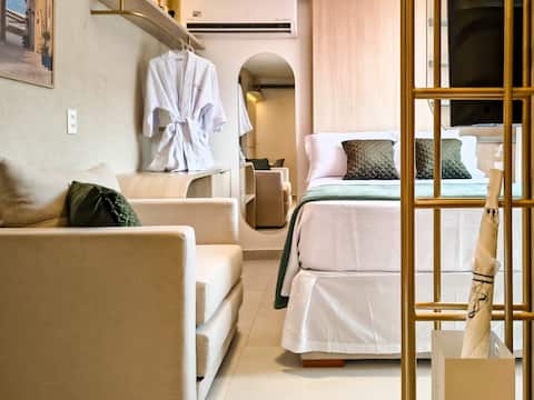 Top performing Airbnb: Beachfront studio with pool and ocean view in Paraíba