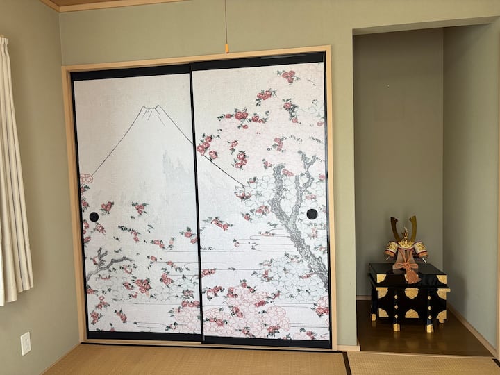 Vous pouvez profiter de l'atmosphère japonaise