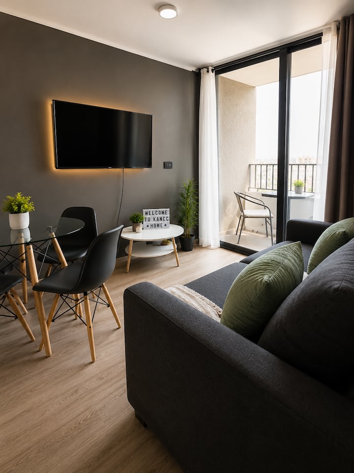 Depto. Elegante 24/7 Pleno Centro Santiago 4 Pax - Santiago (Chile)