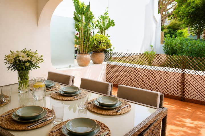 Bloom Place - Apt T1 Acolhedor Com Terraço - Almancil