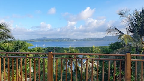 4-bedroom villa with pool and sea view - Le Robert
