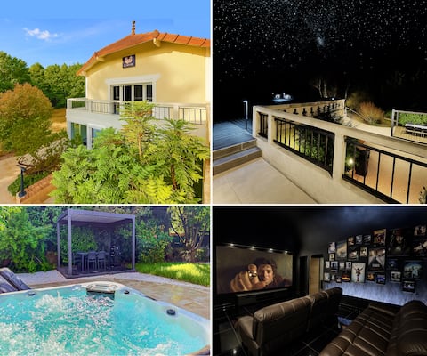 Villa with jacuzzi, sauna, cinéma close to Paris