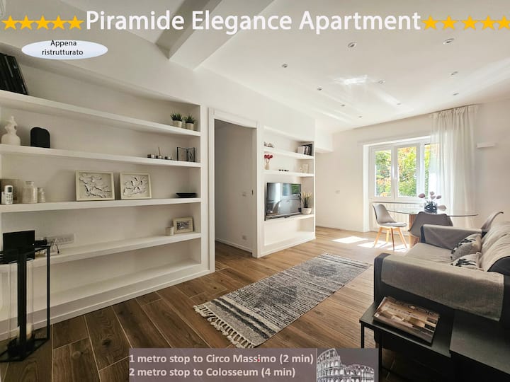 'Piramide Elegance Apartment' 4 Min Dal Colosseo - Rom