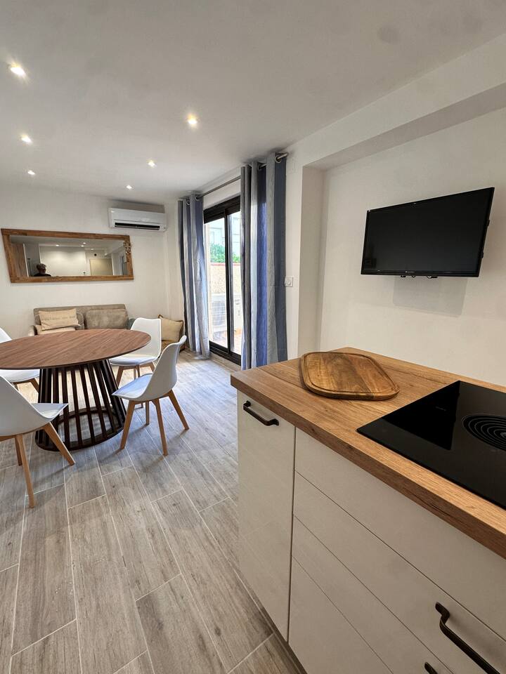 Superbe Appartement Bord De Mer Wi-fi Clim - Le Barcarès