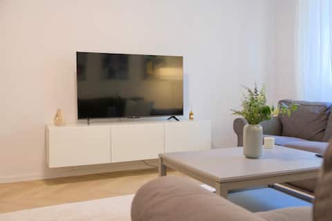 Spacious Design-Apartment I Gratis Wein & Kaffee