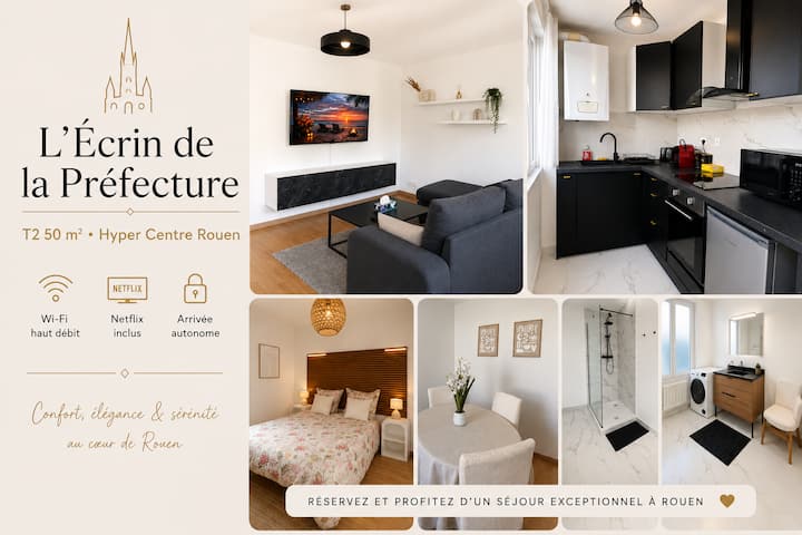 Lécrin De La Préfecture | T2 50 M²  Rouen Centre - Rouen