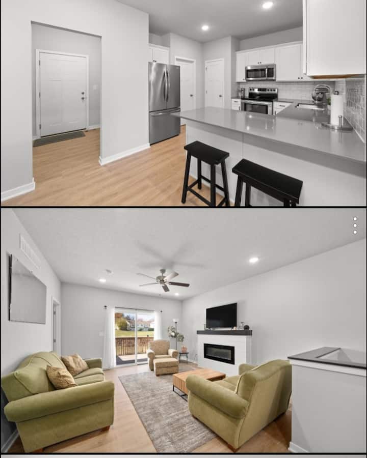 Spacious 3br Twin Home–near Attractions - Des Moines, IA