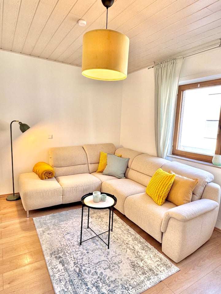 Apartment with a large idyllic garden