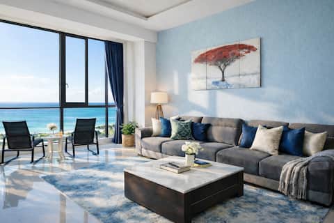 Gurney Seaview 2BR | High Floor | bathtub @ Jazz