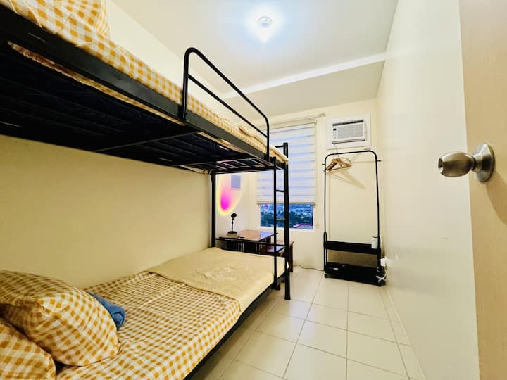 This bedroom is opened for bookings of 4 - 5 guests.
