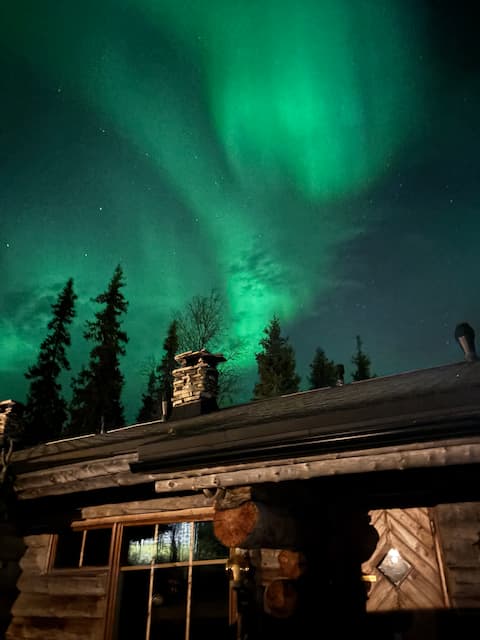 Cozy log cabin in Luosto, Lapland