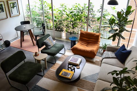 Top Airbnb: Cozy Luxury Flat | 2 Terraces | Roma Hotspot in Roma Norte
