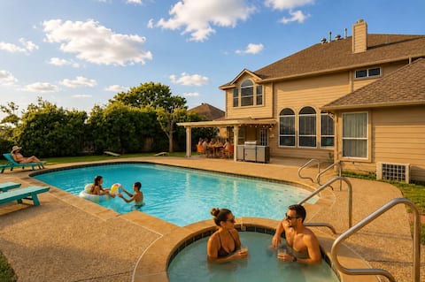 Luxury 6BR 2.5BA Home with Pool Cinema & Game Room