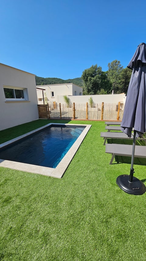 Villa B with private pool