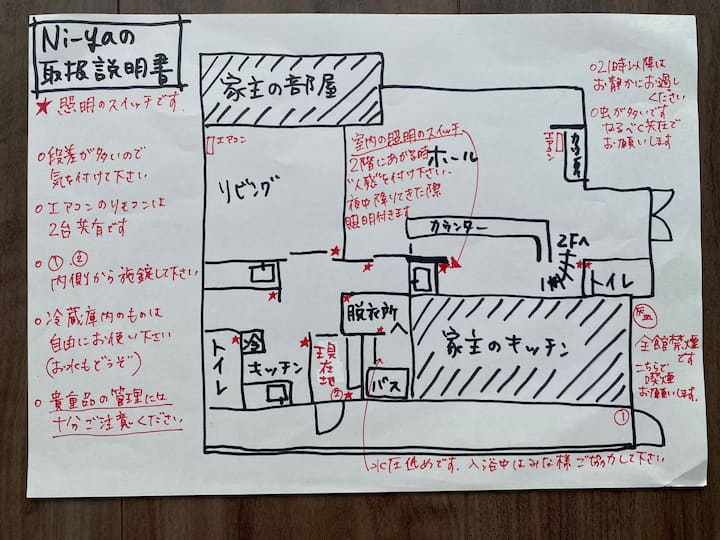 雄大な自然の中で過ごす豊かな時間
農家民宿　Ni-ya - Sado Island
