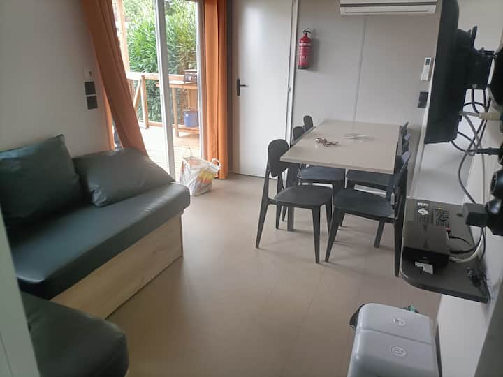 Houlgate Camping 5* - Mh 3ch/6p Vue Mer & Clim/tv - Villers-sur-Mer