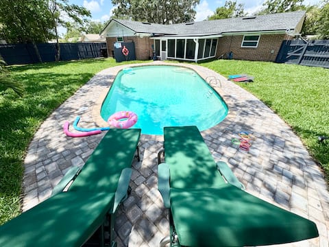 Ocean view/Huge Pool/17/i295/NAS:12guest4beds2baths