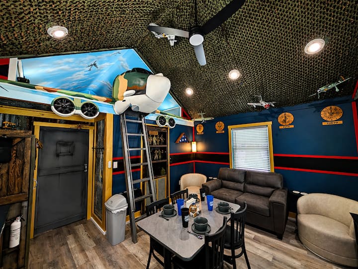 Military Escape W/ Soak Tub + Fire Pit/near Rt. 66 - Grand Lake O' the Cherokees, OK