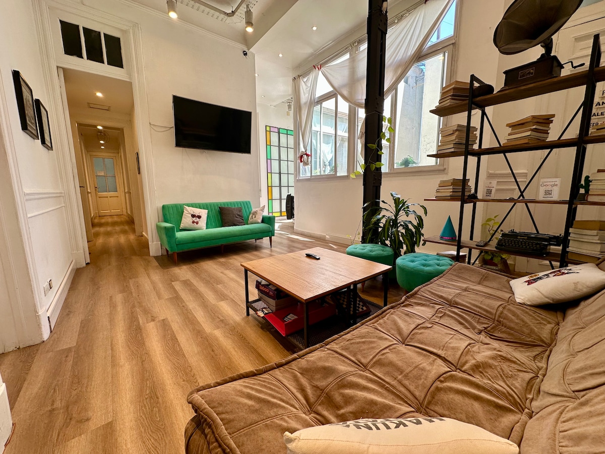 Coliving con rooftop y parrilla